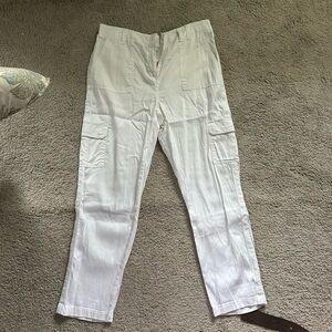 Chico's Women's White Cargo Pants